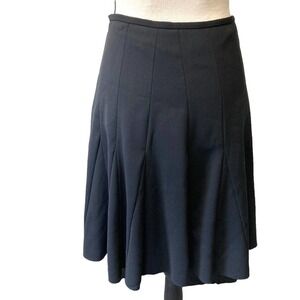 Giorgio Armani wool mini fit flare skirt